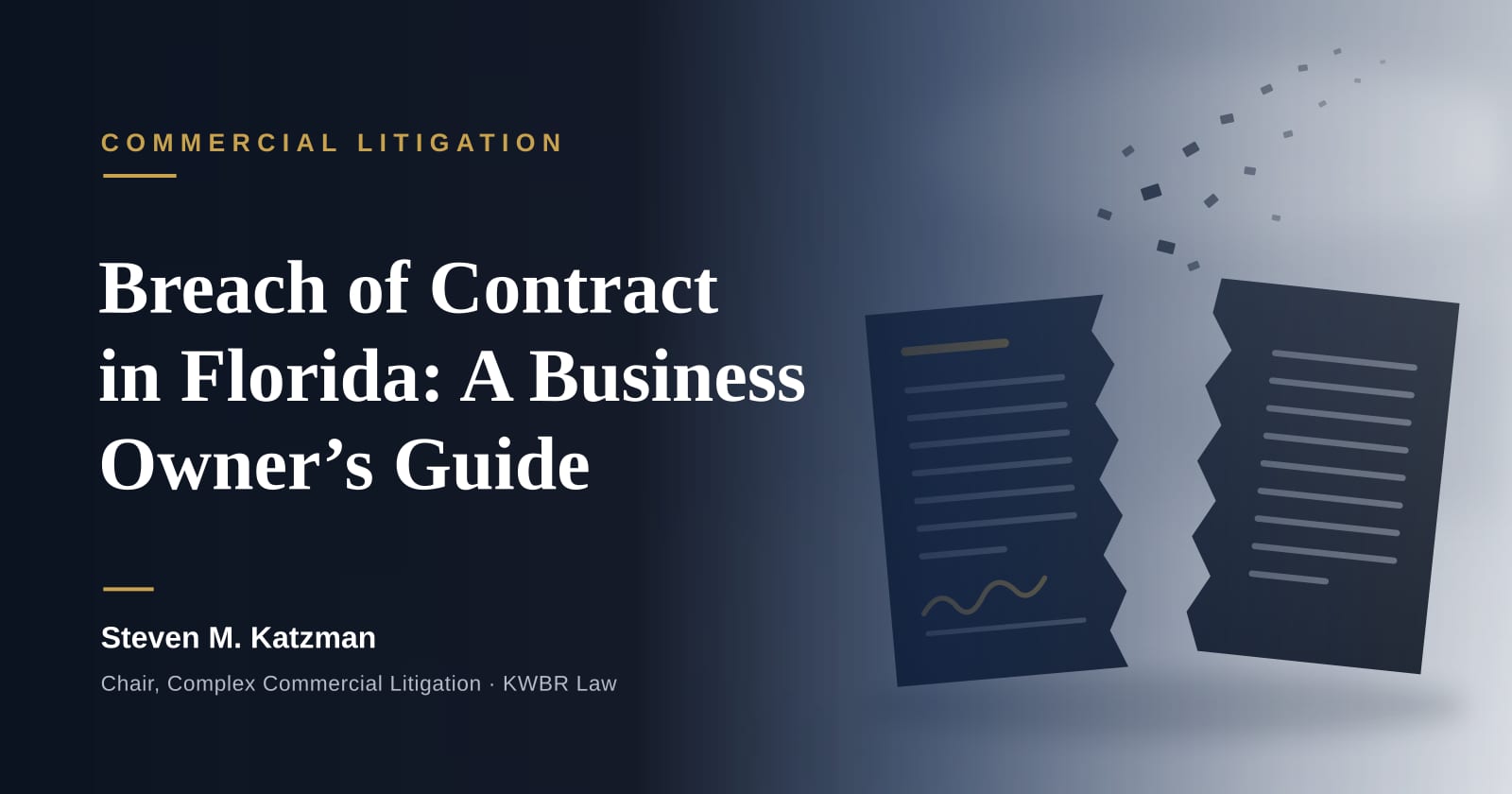 Breach of Contract in Florida: A Business Owner's Guide